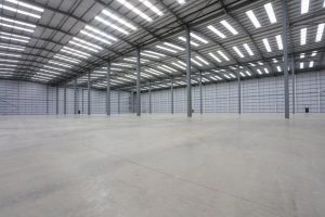 Industrial warehouse site photography