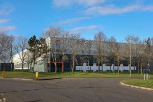 Industrial warehouse site photography