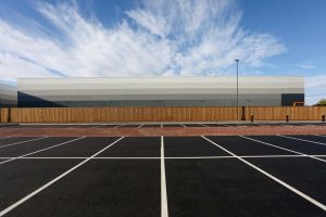 Industrial warehouse site photography