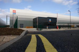 Industrial warehouse site photography